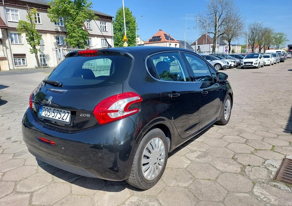 Peugeot 208 cena 24500 przebieg: 124529, rok produkcji 2012 z Dębno małe 277